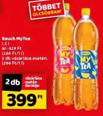 Spar Rauch My Tea 1,5 l ajánlat