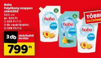Baba Folyékony szappan utántöltő 500 ml