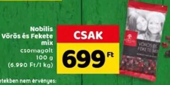 Spar Nobilis Vörös és Fekete mix 100 g ajánlat