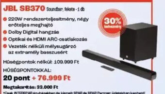 Jbl Sb370 1 db