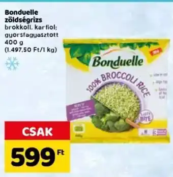 Spar Bonduelle zöldségrizs 400 g ajánlat