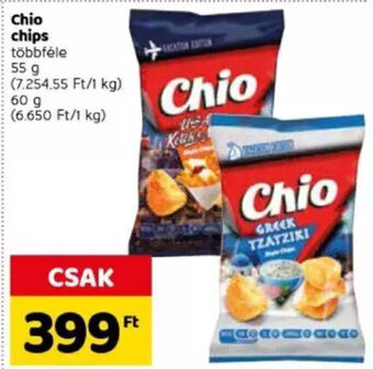 Spar Chio chips 55 / 60 g ajánlat