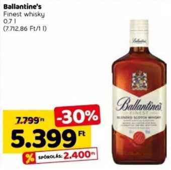 Spar Ballantine's 0,7 l ajánlat