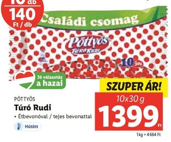 Pöttyös Túró Rudi 10 x 30 g