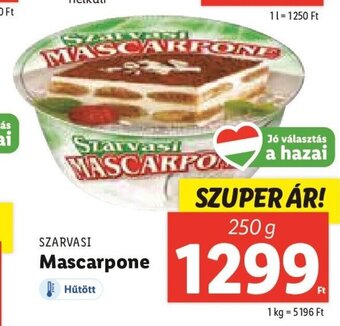 Szarvasi Mascarpone 250 g