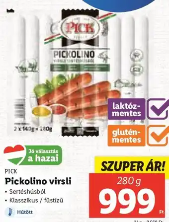 Lidl Pick Pickolino virsli 280 g ajánlat