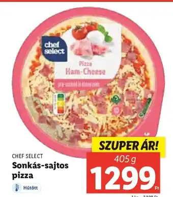 Chef Select Sonkás-sajtos pizza 405 g