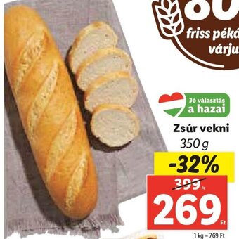 Lidl Zsúr vekni 350 g ajánlat