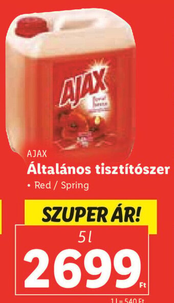 Lidl Ajax Általános tisztítószer 5 l ajánlat