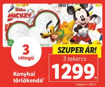 Konyhai törlőkendő 3 tekercs