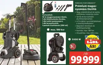 Lidl Parkside Performance Prémium magas- nyomású tisztító 1 db ajánlat