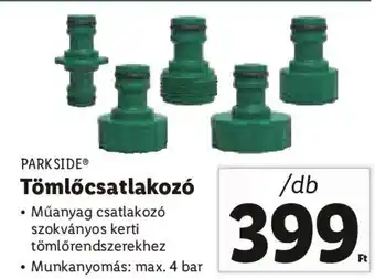 Lidl Parkside Tömlőcsatlakozó 1 db ajánlat