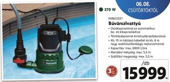 Lidl Parkside Búvárszivattyú 1 db ajánlat