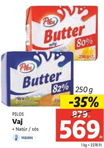 Lidl Pilos Vaj 250 g ajánlat