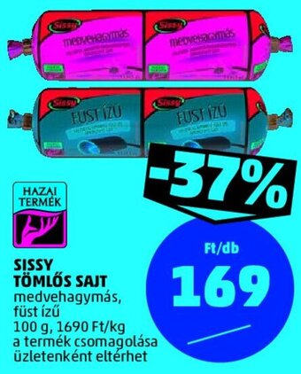 PENNY Sissy tömlős sajt 100 g ajánlat