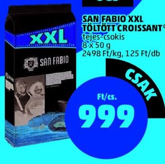 PENNY San Fabio XXL töltött croissant 8 x 50 g ajánlat