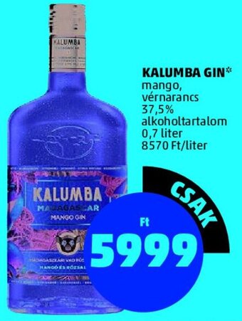 PENNY Kalumba gin 0,7 l ajánlat
