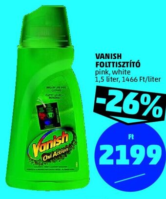 PENNY Vanish folttisztító 1,5 l ajánlat