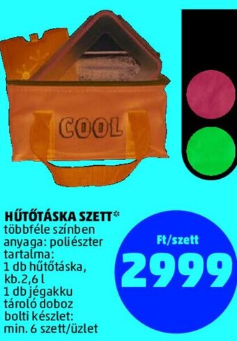 Hűtőtáska szett
