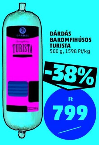PENNY Dárdás baromfihúsos turista 500 g ajánlat