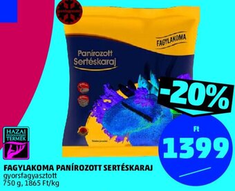 PENNY Fagylakoma panírozott sertéskaraj 750 g ajánlat