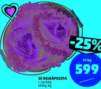 PENNY Új kelkáposzta 1 kg ajánlat