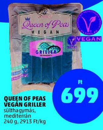 PENNY Queen Of Peas vegán griller 240 g ajánlat