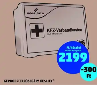 PENNY Gépkocsi elsősegély készlet ajánlat