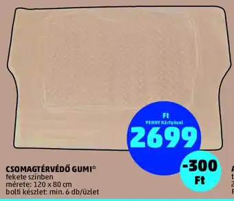 PENNY Csomagtérvédő gumi 1 db ajánlat