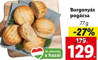 Lidl Burgonyás pogácsa 77 g ajánlat