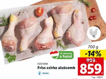 Lidl Húsfarm Friss csirke alsócomb 700 g ajánlat