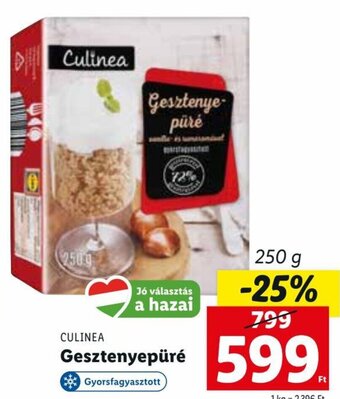 Lidl Culinea Gesztenyepüré 250 g ajánlat