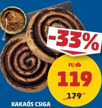 PENNY Kakaós csiga 1 db ajánlat