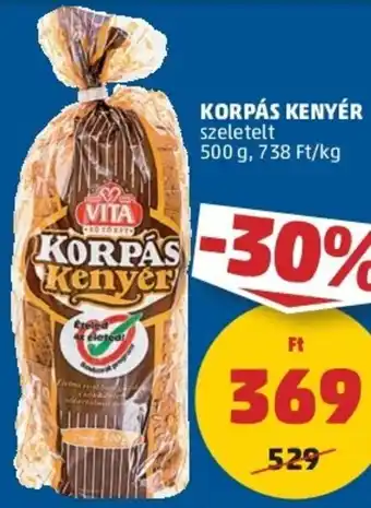 PENNY Koorpás kenyér 500 g ajánlat