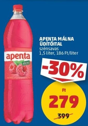 PENNY Apenta málna üdítőital 1,5 l ajánlat