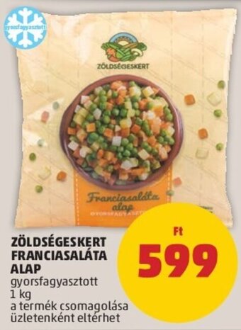 PENNY Zöldségeskert franciasaláta alap 1 kg ajánlat
