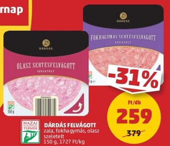 PENNY Dárdás felvágott 150 g ajánlat