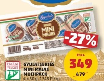 PENNY Gyulai sertés mini májas multipack 4 x 50 g ajánlat