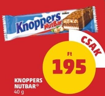 PENNY Knoppers nutbar 40 g ajánlat