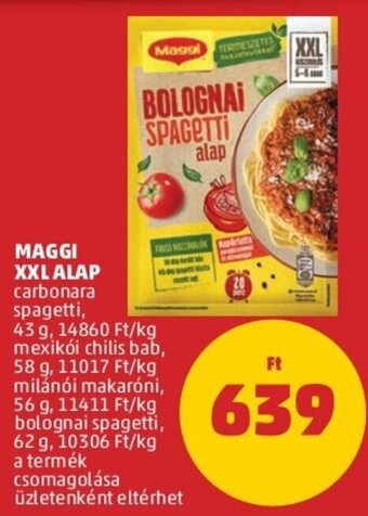 PENNY Maggi XXL alap 43 - 62 g ajánlat