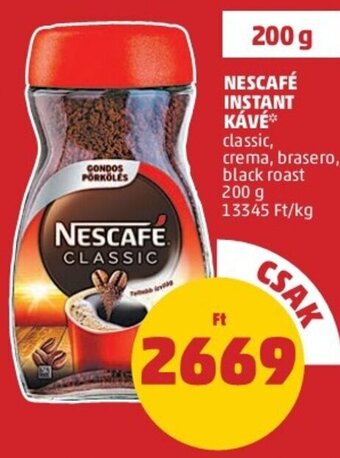 PENNY Nescafé instant kávé 200 g ajánlat
