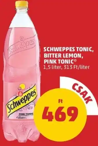 PENNY Schweppes tonic, bitter lemon stb. 1,5 l ajánlat