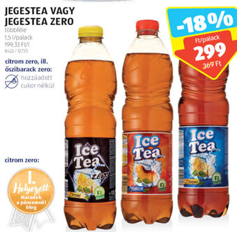 ALDI JEGESTEA VAGY JEGESTEA ZERO 1,5 l ajánlat