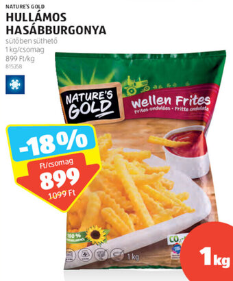 ALDI NATURE'S GOLD HULLÁMOS HASÁBBURGONYA 1 kg ajánlat