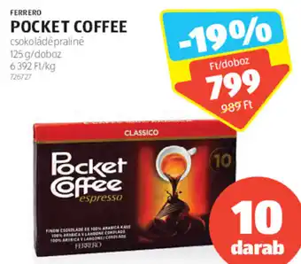 ALDI FERRERO POCKET COFFEE 125 g ajánlat