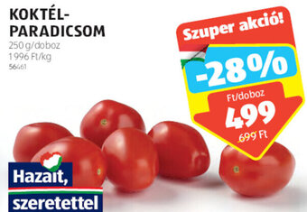 ALDI KOKTÉL- PARADICSOM 250 g ajánlat