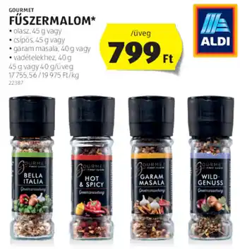 ALDI GOURMET FŰSZERMALOM 40 / 45 g ajánlat