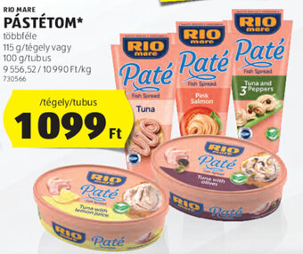 ALDI RIO MARE PÁSTÉTOM 100 / 115 g ajánlat