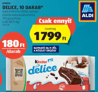 ALDI KINDER DELICE, 390 g ajánlat