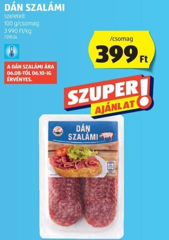 ALDI DÁN SZALÁMI 100 g ajánlat